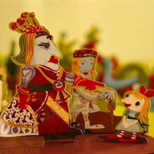 Alice in wonderland Otto Seibold whimsical illustrated pop up book Lewis Carroll